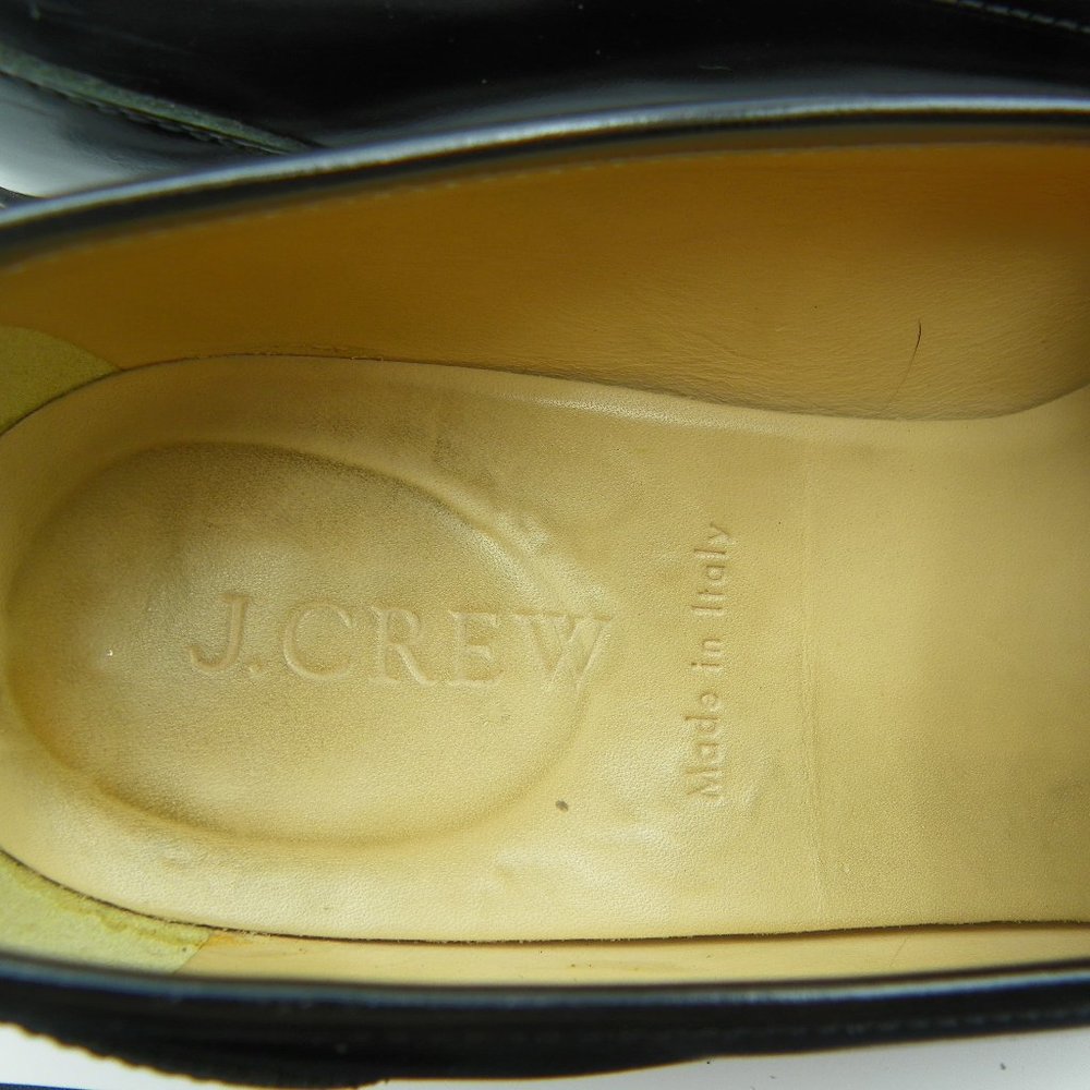 J CREW BLK LEATHER LOAFER SZ 7.5 - Picture 4 of 8